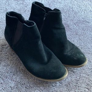 Black booties size 9
